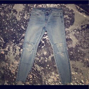 American eagle, super stretch, mid rise, size 6,
